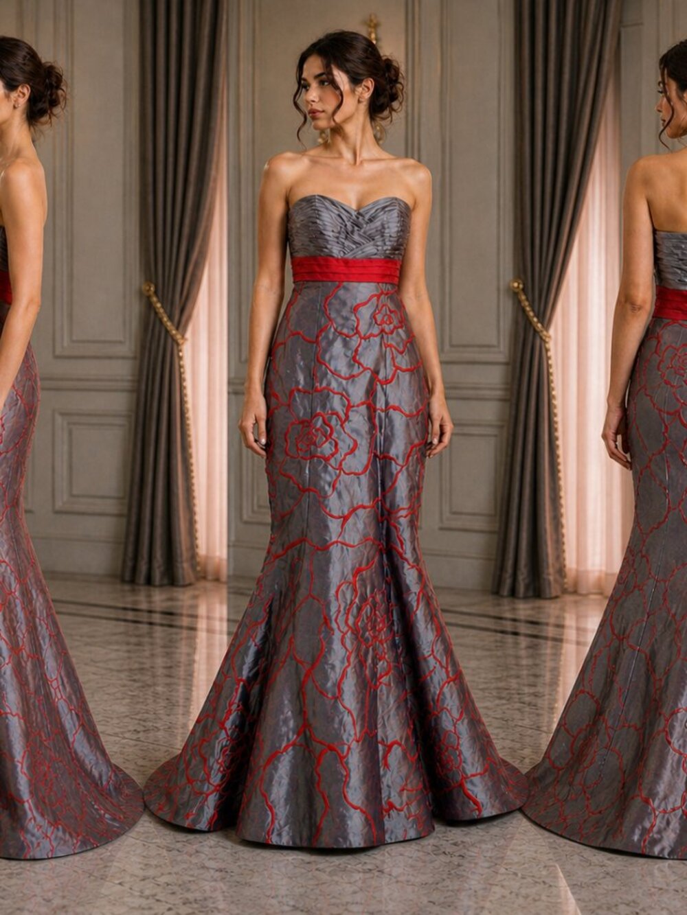 Sonia Pena Elegant Mermaid Gown - Picture 9 of 9